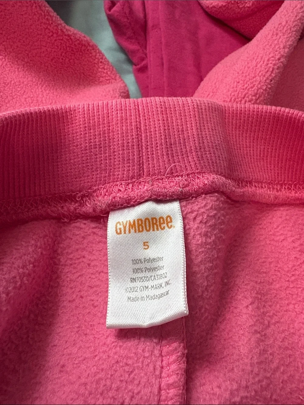Gymboree Pink Fleece Jogger Pants